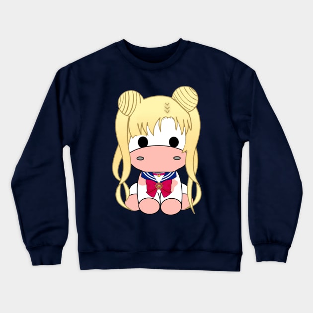 Pretty Guardian Sailor Moo Crewneck Sweatshirt by flopculture